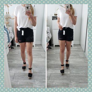 BNWT‎ Topshop Ashley Vintage Mid-Rise Denim Shorts